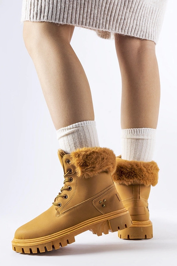 Rudi batai su dekoratyviniu... 2