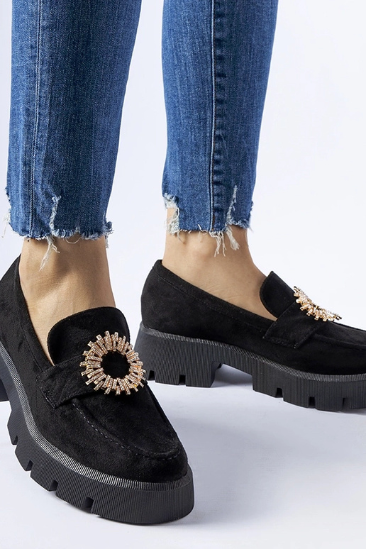 Juodi batukai puošti Stanislas sagtimi