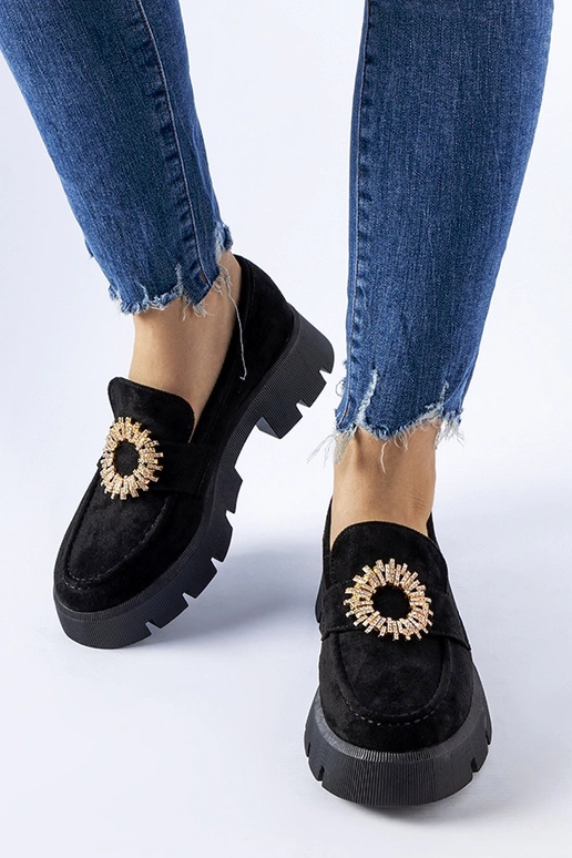 Juodi batukai puošti Stanislas sagtimi