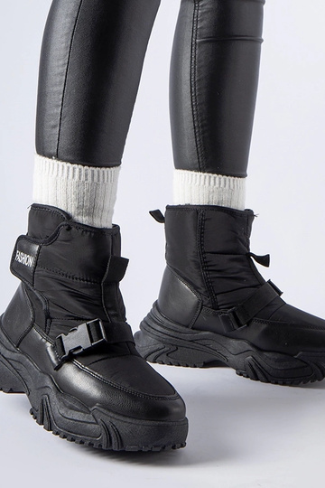 Juodi izoliuoti sniego...