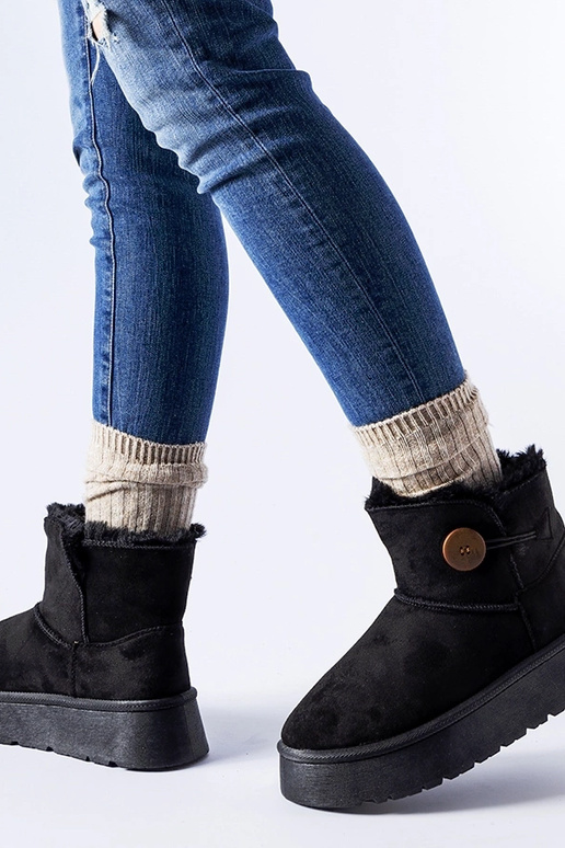 Juodi izoliuoti sniego batai su Ronco...