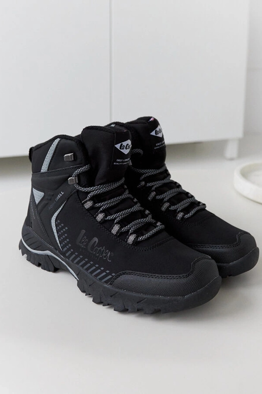 Juodi šilti vyriški trapery...