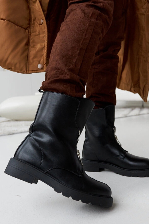 Oakdale juodi izoliuoti batai su...