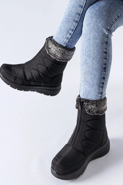 Juodi žemi sniego batai Brownton Juodi žemi sniego batai Brownton