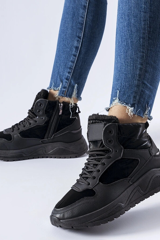 Juodi izoliuoti sportiniai sniego...