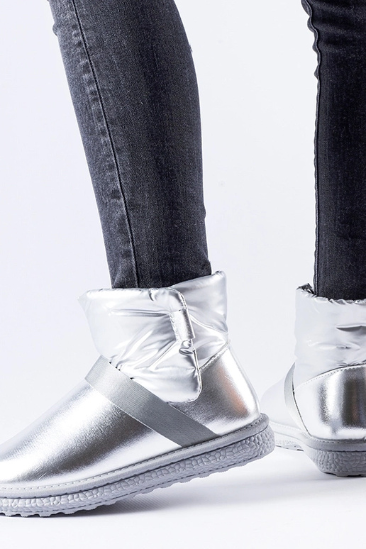 Delaune sidabriniai blizgūs trumpi...