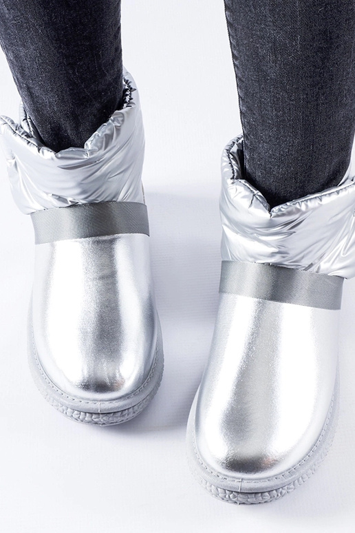 Delaune sidabriniai blizgūs trumpi...