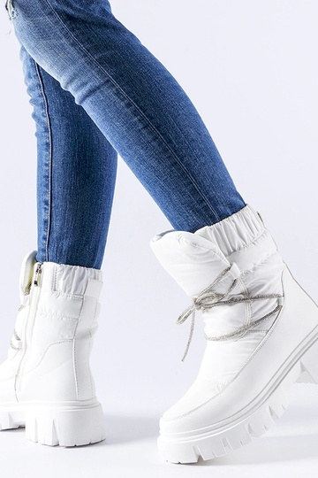 Balti sniego batai su... 2