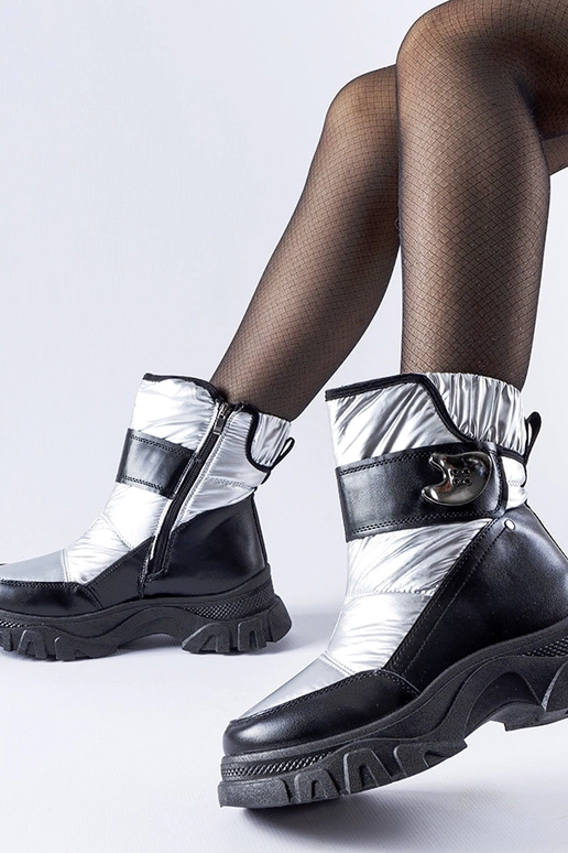 Juodos ir sidabrinės spalvos...