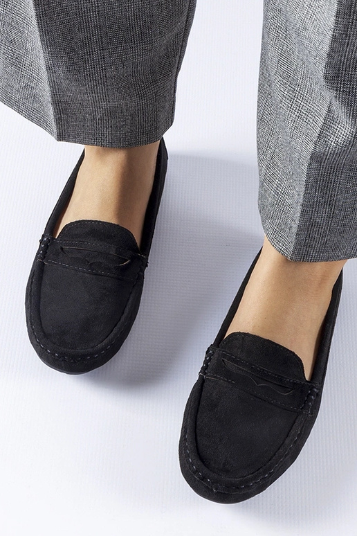 Cellarengo juodi mokasinai iš... Cellarengo juodi mokasinai iš...