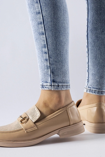 Smėlio spalvos kelnaitės su... 2