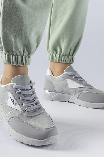 Geraldino pilko audinio sportbačiai