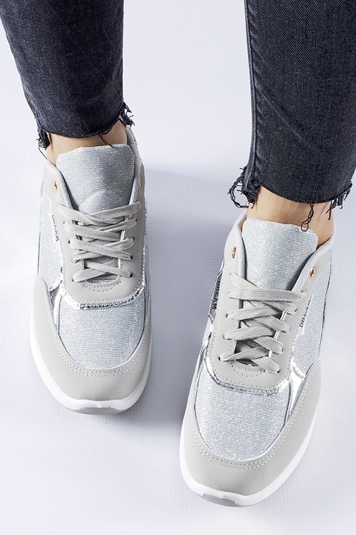 Roganzuolo pilki blizgantys sportbačiai