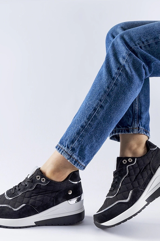 Juodos spalvos Pisignano sportbačiai Juodos spalvos Pisignano sportbačiai