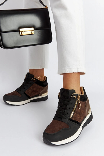 Knoxville juodi platforminiai sportiniai bateliai 2
