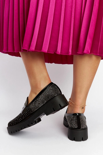 Juodi mokasinai, dekoruoti... 2