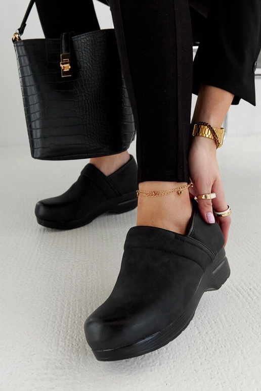 Juodi Montoro platforminiai batai