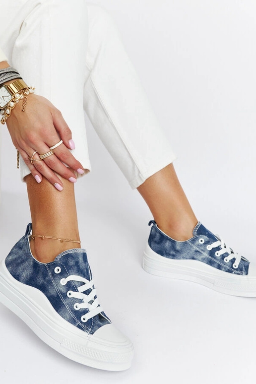 Tamsiai mėlyni Blais platforminiai...