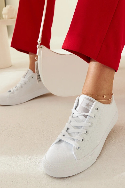 Balto audinio Rocky sportbačiai