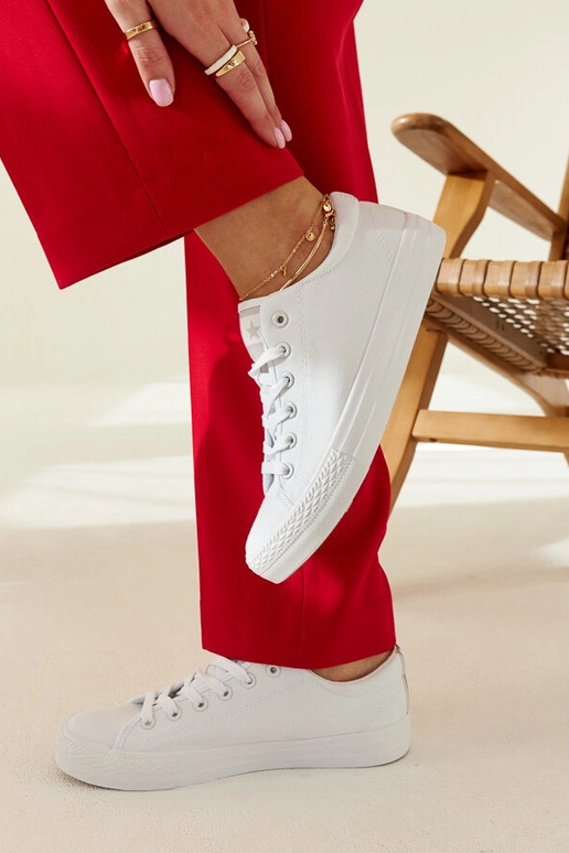 Balto audinio Rocky sportbačiai