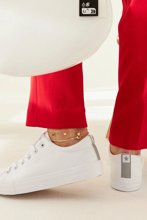 Balto audinio Rocky sportbačiai