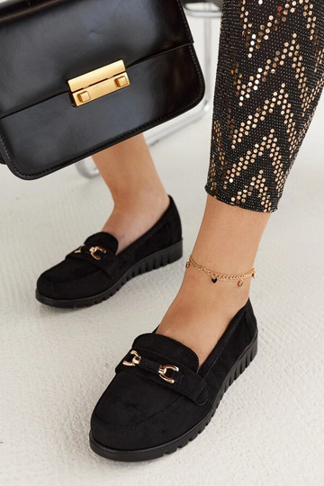 Juodi zomšiniai moteriški...