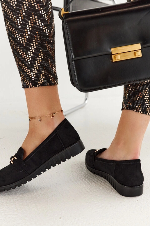 Juodi zomšiniai moteriški batukai...