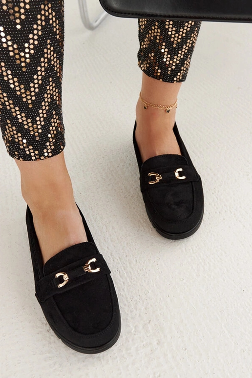 Juodi zomšiniai moteriški batukai...