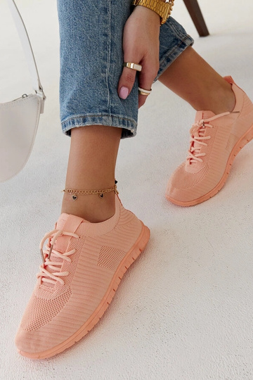 Erminio rožinio audinio sportbačiai