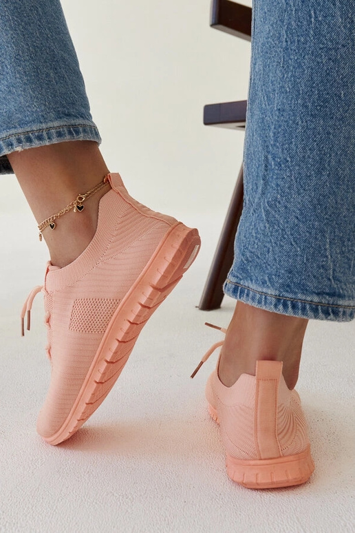 Erminio rožinio audinio sportbačiai