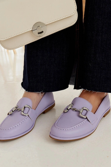 Marijos violetiniai mokasinai su cirkoniais 2