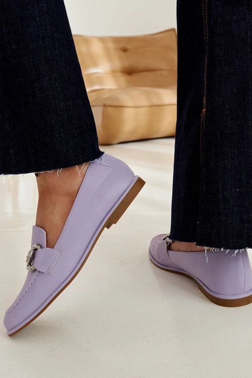 Marijos violetiniai mokasinai su...