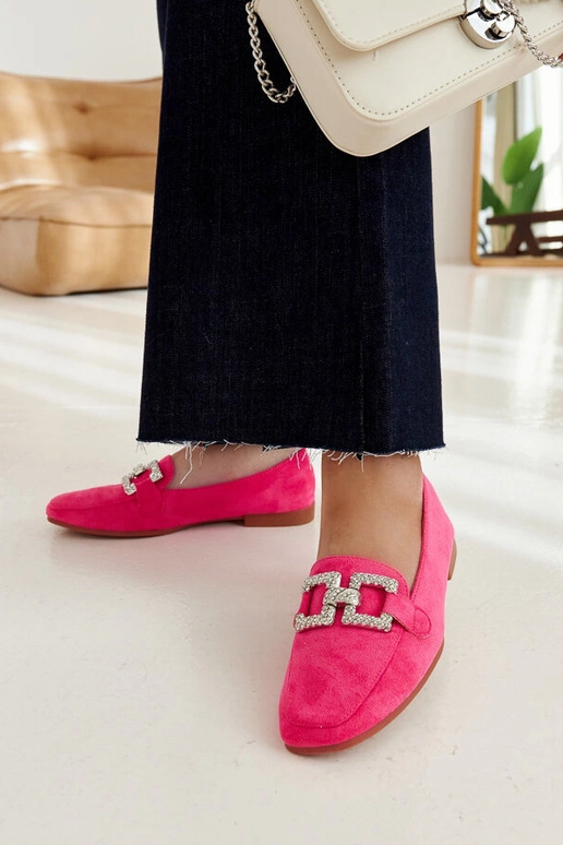 Rožiniai batukai dekoruoti Kuens...