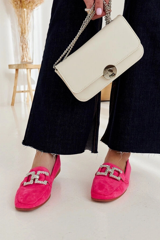 Rožiniai batukai dekoruoti Kuens...