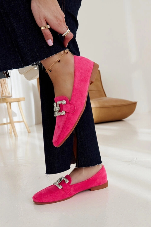 Rožiniai batukai dekoruoti Kuens...