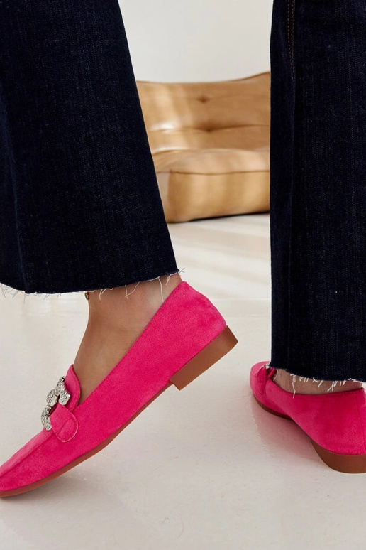 Rožiniai batukai dekoruoti Kuens...