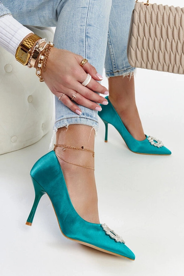 Žali satino apdailos... 2