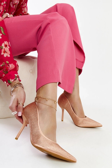 Šviesiai rožiniai Liena aukštakulniai