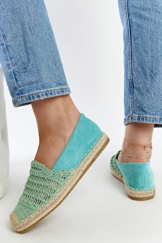 Gordanos mėtų ažūrinės espadrilės Gordanos mėtų ažūrinės espadrilės
