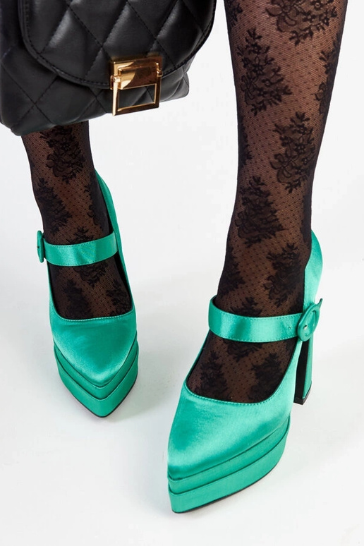 Mike's žalios aukštakulnės pompos Mike's žalios aukštakulnės pompos