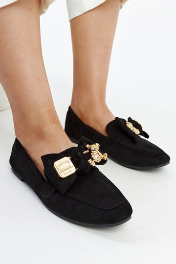 Juodi batukai su dekoratyviniu segtuku Kibra 2