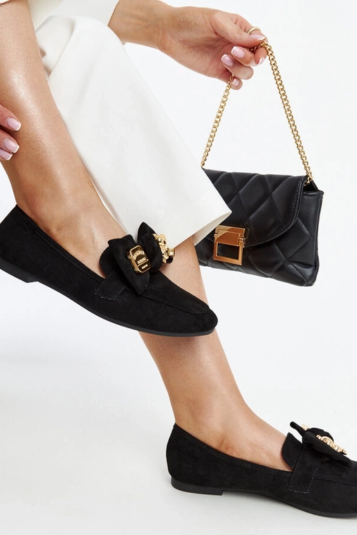 Juodi batukai su dekoratyviniu...