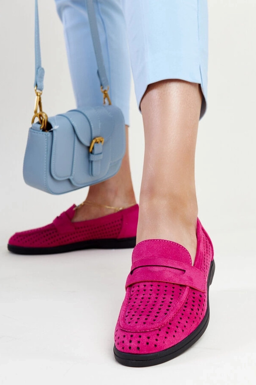 Vinceza tamsiai rožiniai zomšiniai...