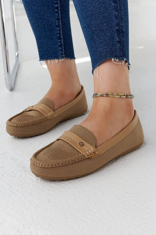 Smėlio spalvos mokasinai Fombio