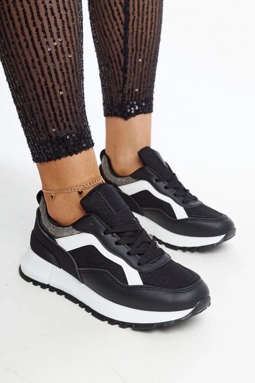 Evelia juodi blizgantys platforminiai...