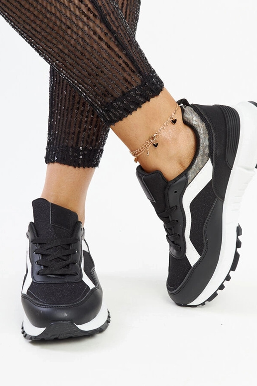 Evelia juodi blizgantys platforminiai...