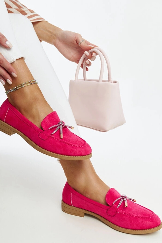 Tamsiai rožiniai mokasinai su...