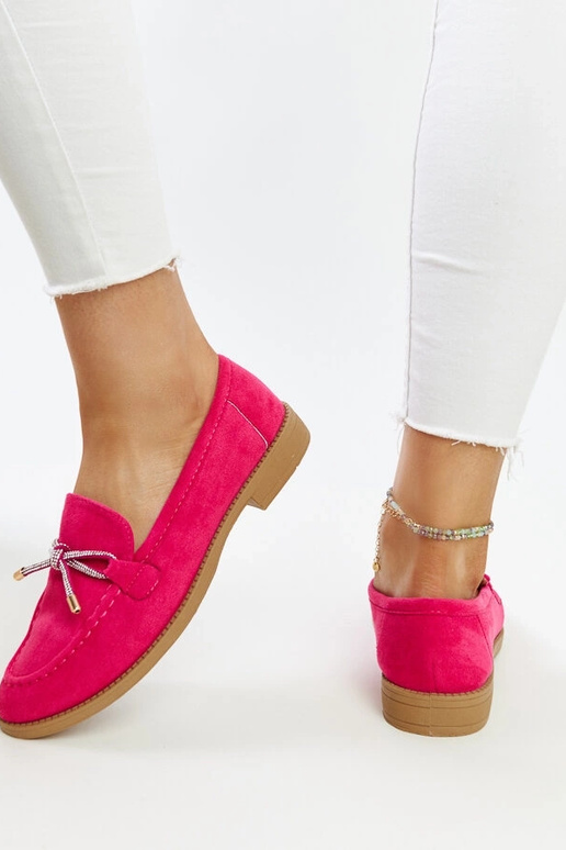 Tamsiai rožiniai mokasinai su...