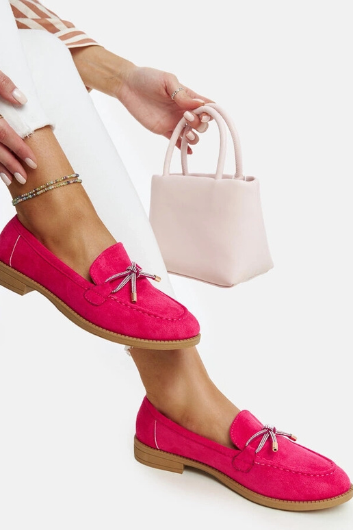 Tamsiai rožiniai mokasinai su...