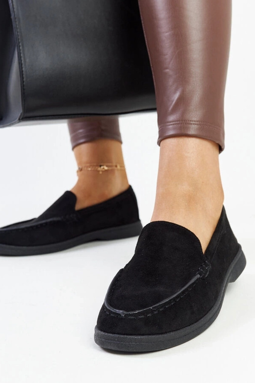 Juodi zomšiniai Rumay batai Juodi zomšiniai Rumay batai